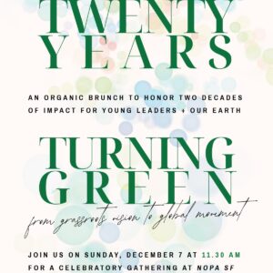 Turning Green 20<sup>th</sup> Anniversary Benefit Brunch<br>Individual Ticket